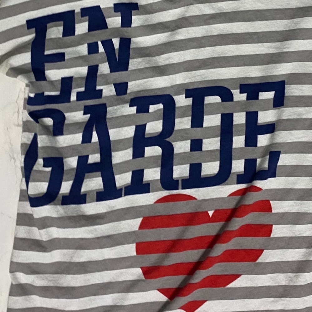 UO Truly Madly Deeply En Garde striped t-shirt OS - Picture 4 of 7